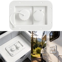 RV Water Inlet for Camper Trailer Dual Mode Gravity and Pressurized Fill