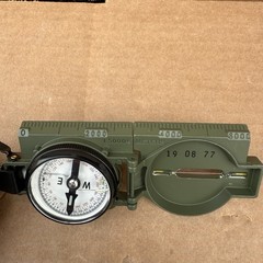 Camenga Model 3H Tritium Lensatic Compass US Military Olive Drab