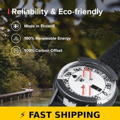 SUUNTO M-9 Wrist Compass – Compact & Waterproof Black