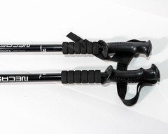 Necasil 2x Trekking Poles Black New Aircraft Grade Aluminum