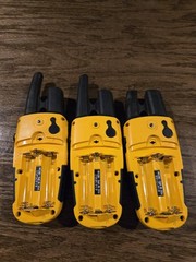 Three Garmin Rino 110 Handheld GPS Navigator FRS/GMRS Two-Way Radio Walkietalkie