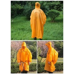 Ultralight Nylon Rain Poncho Waterproof Adult Raincoat for Outdoor Sports