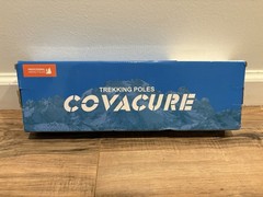 COVACURE Trekking Poles Collapsible Lightweight Hiking Sticks with Carry Bag New