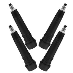 4Pcs Trekking Pole Tips Replacement Durable Carbon Steel Anti Slip Black