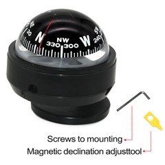 Mini Navigation Compass Camping Gear Small Compass Guide Ball For Marine Boat