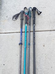 Lot of 4 Forclaz Individual Trekking Poles