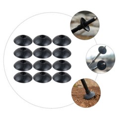 12PCS Trekking Poles Supply Cane Accessories Universal Tool Pentagram on Foot