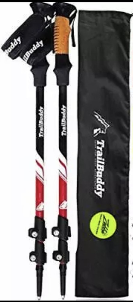 TrailBuddy Trekking Poles – Lightweight Collapsible Hiking Poles for Backpack…