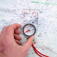 Sun Company ProMap Ultra Lightweight Baseplate Map Compass with Declination …