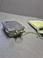 Compass Military Lensatic Sighting Camping w/ Carrying Bag Waterproof