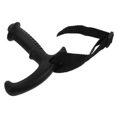 Walking Stick Handle Grip Made of with Ergonomic T Shape and Wrist Strap