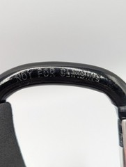 Carabiner Aluminum Large D Shape Snap Hook Cushion Grip 5”