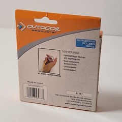 Map Compass Outdoor Products CAC003WM Includes Lanyard New Other