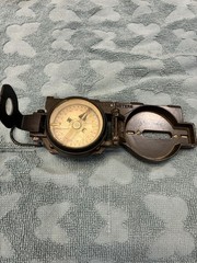 Lensatic ~ Engineer Compass, Military style hiking/camping
