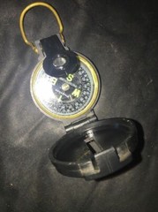Vintage Precise Pathfinder Engineer Lensatic Compass Taiwan
