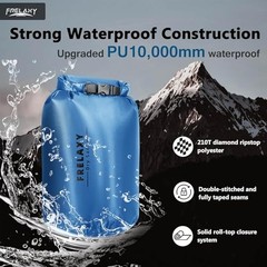 Waterproof Dry Bag 2 Pack/3 Pack, Lightweight Portable Dry Bags, 2 Pack – Blue