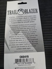 Trail Blazer Orienteer Compass – 5.25″ Liquid Filled With Luminous Markings