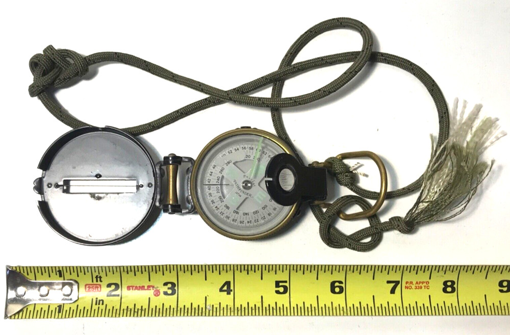 Vintage Lensatic Compass Liquid Filled- Japan Works