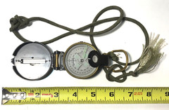 Vintage Lensatic Compass Liquid Filled- Japan Works