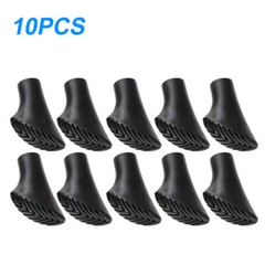 10 Reinforced Rubber Tip End Cap Hammers Trekking Pole Hiking Walking Stick Cane