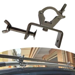 RV Side Tent Fixing Clamp Roof Rack Bracket Compatible with 25 to 30mm Poles