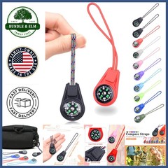 Durable Mini Compasses for Kids, 10-Pack with Nylon Straps for Easy Carrying