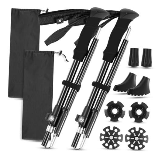 Trekking Poles for Hiking, 2Pcs Aircraft-Grade Aluminum Alloy Walking Sticks