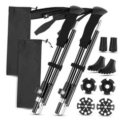 Trekking Poles for Hiking, 2Pcs Aircraft-Grade Aluminum Alloy Walking Sticks