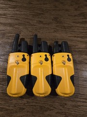 Three Garmin Rino 110 Handheld GPS Navigator FRS/GMRS Two-Way Radio Walkietalkie