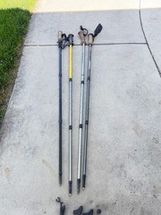 Lot of 4 Individual Trekking Poles – Coleman – Eddie Bauer – New Balance