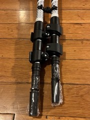 Yukon Charlie’s Pro Trekker Trekking Poles 6000 Series Aluminum 25-53” Blue
