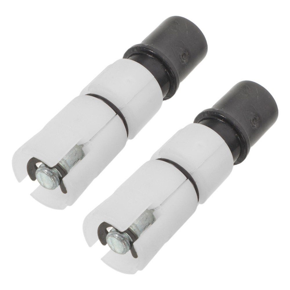 2 Pcs Telescopic Hiking Pole Trekking Parts Extension Tube Accessories