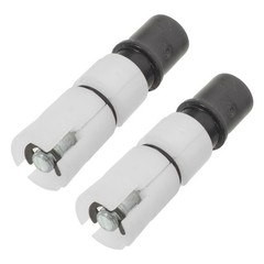 2 Pcs Telescopic Hiking Pole Trekking Parts Extension Tube Accessories
