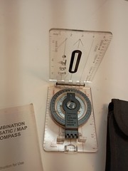Coghlan’s Combination Lensatic/Map Compass with Case & Owner’s Manual