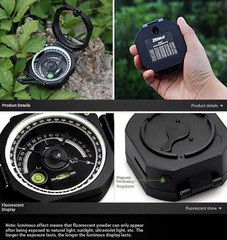 Professional Orienteering Compass High Accuracy Transit Compass Clinometer New