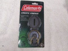 Coleman Lensatic Compass w/Case – Liquid Filled Luminous Letters SEALED 814A640T