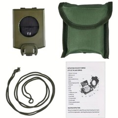 NEW Outdoor Survival Military Compass Waterproof Camping Navigation Equipment