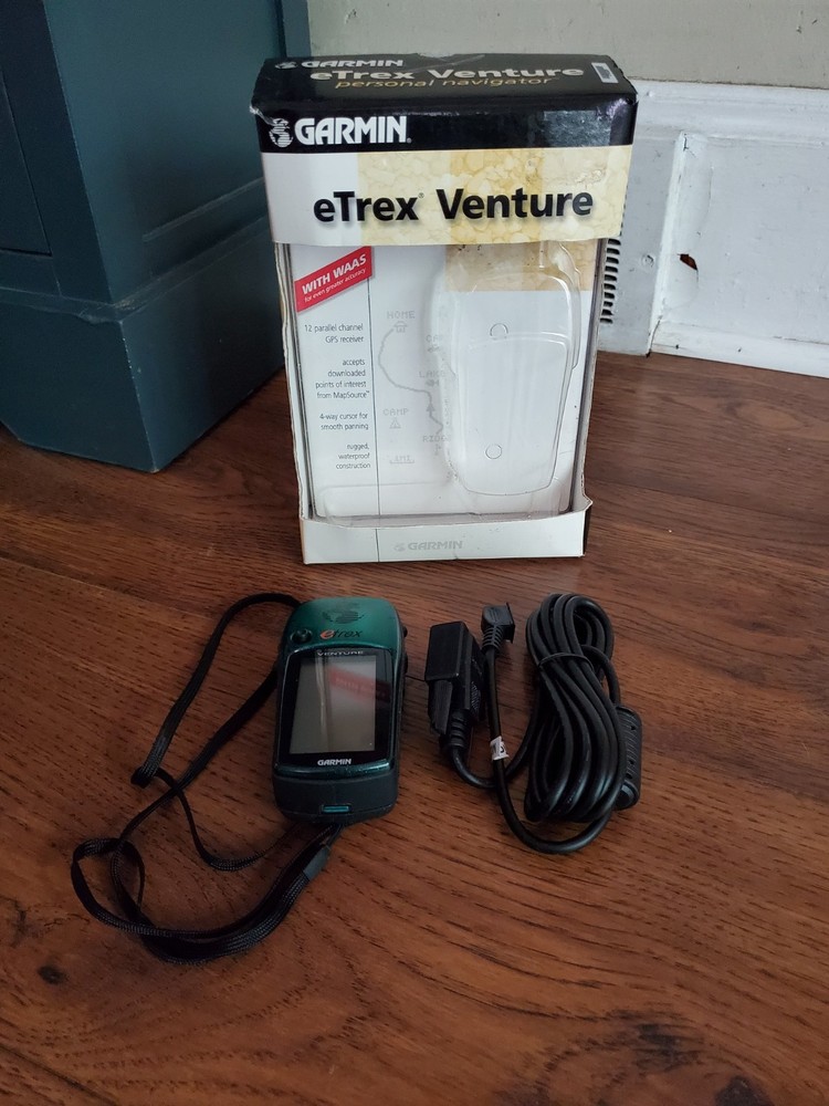 Garmin 010-00225-00 eTrex Venture Handheld Outdoor Personal Navigator GPS Box
