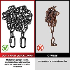 Heavy Duty Chain Quick Links, 2500 LBS Weight Capacity, Durable, 2PCS 4.2”