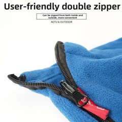 Lightweight Portable Sleeping Bag Sack Zippered Blanket for Camping or Travel