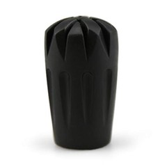 Black Rubber Diamond Trekking Pole Tip Protectors – Hiking 9PCS Bullet Tips