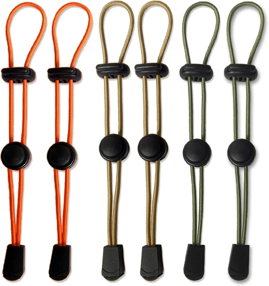 6-Pack Elastic Rope Fasteners – Backpack Accessories for Organizing Gear, Trekki