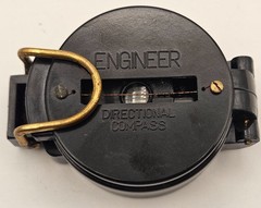Vtg Engineer Lensatic Compass w Original Box Storage Pouch Instructions