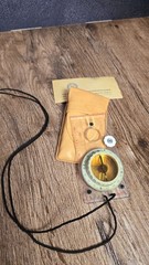 Vintage DDR Sport 4 Compass Freiberger Precision Compass w Original Manual Case