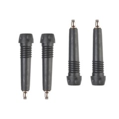 4pcs Replacement Rubber Tips Set Tungsten Rod Tip for Trekking Poles Heavy Duty