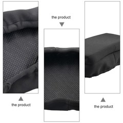 Knee Walker Cushion Cover Black Polyester Reusable for Leg Cart