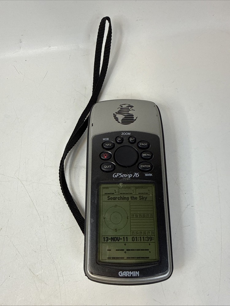 Garmin GPSmap 76 Handheld GPS Unit Marine Boat Hiking Outdoor Waterproof Works