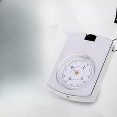 Waterproof Etched Compass Measuring Altitude/altitude Difference Grade Angles