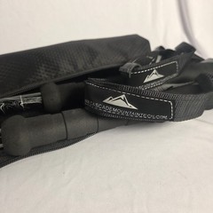 Cascade Mountain Tech Aluminum Trekking Poles Quick Lock EVA Grip Carry Bag Pair