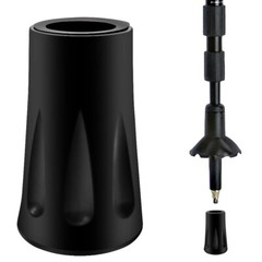 8Pcs Trekking Pole Tips Replacement Protectors, Rubber Feet for Hiking Pole Tips